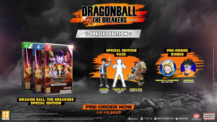 Bandai Namco Entertainment Dragon Ball: The Breakers - Special Edition spil, PS4 Bandai Namco Entertainment Dragon Ball: The Breakers - Special Edition spil, PS4