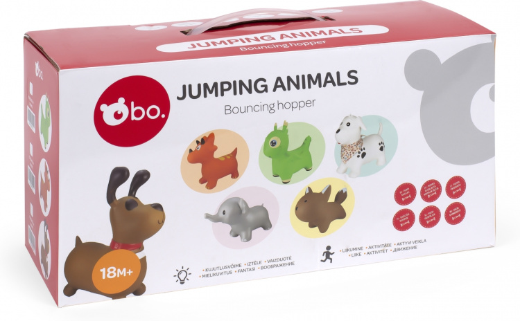 bo boHoppende dyr uncer pop-up dyr, Grøn Dino