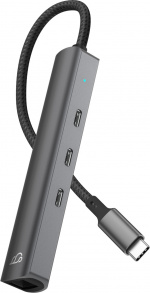 Bluecloud USB-C til USB-C-hub og gigabit ethernet-adapter Bluecloud USB-C til USB-C-hub og gigabit ethernet-adapter