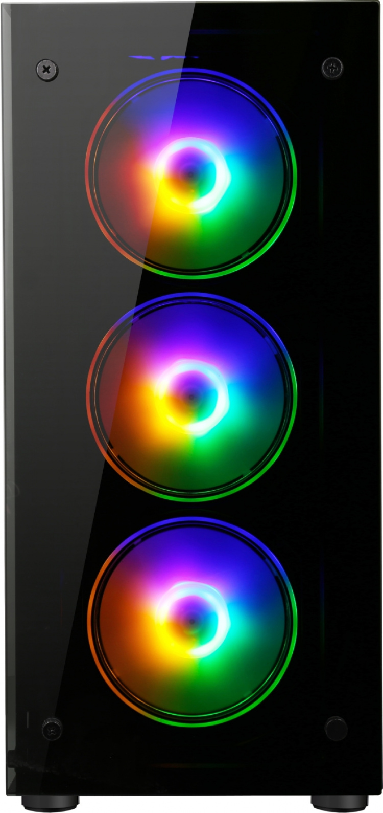 Blackstorm Artemis 205B ATX-kabinet med vindue, sort