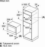 Bosch BFR7221B1 Serie 8 mikrobølgeovn, sort