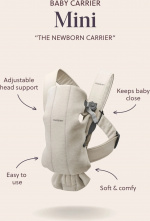 BabyBjörn Mini vævet rygsæk, mørkegrøn