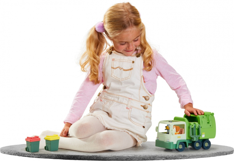 BLUEY skraldebil og figurer