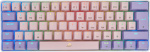 Blackstorm RGB Mech 2 Dual Mode 60% gaming-tastatur, hot swap Outemu Red switches, pink/lilla