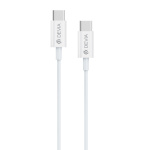 Devia kabel Smart EC042 PD USB-C - USB-C 60W 3A hvid