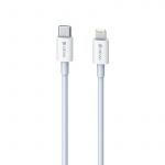 Devia-kabel Smart EC146 PD USB-C - Lightning 20W 3A hvid