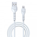 Devia kabel Kintone EC143 USB - Lightning 1,0 m 2,1A vit