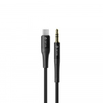 Devia lydkabel Ipure EC620 jack 3,5 mm - USB-C 1m sort