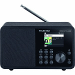 TELESTAR DIRA M 1 A Mobil EWF Batteridrevet mono-multifunktionsradio DAB+ / FM / Internet / Bluetooth Sort