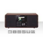 TELESTAR DIRA S 24i Multifunktionel stereoradio DAB+ / FM / Internet / Bluetooth Wood