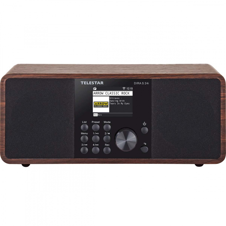 TELESTAR DIRA S 24i Multifunktionel stereoradio DAB+ / FM / Internet / Bluetooth Wood