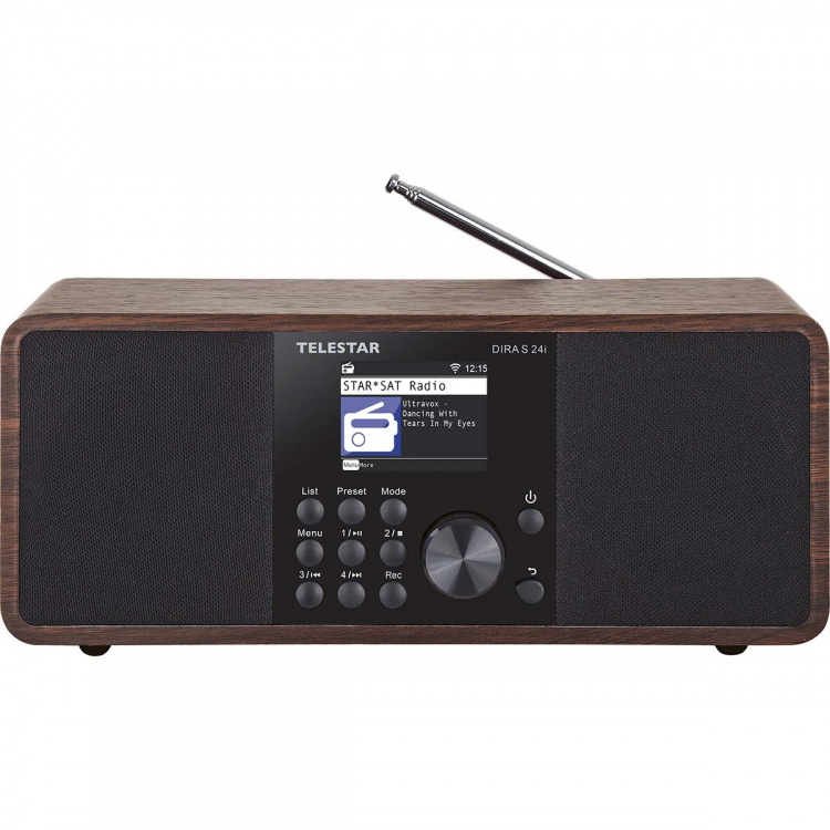 TELESTAR DIRA S 24i Multifunktionel stereoradio DAB+ / FM / Internet / Bluetooth Wood