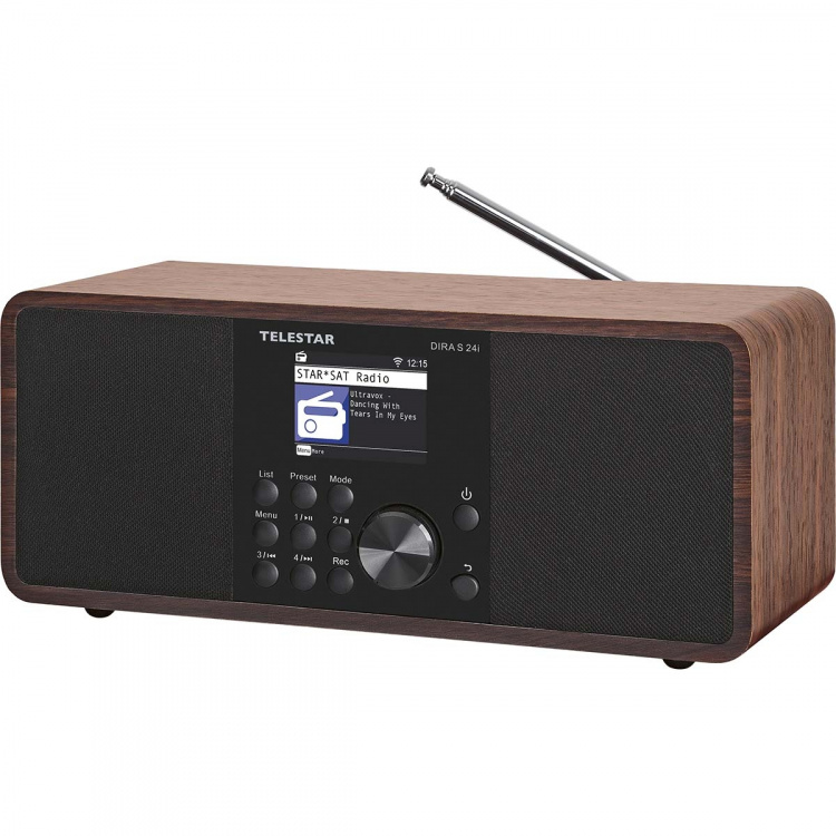 TELESTAR DIRA S 24i Multifunktionel stereoradio DAB+ / FM / Internet / Bluetooth Wood