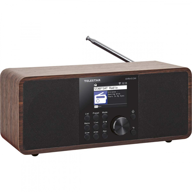 TELESTAR DIRA S 24i Multifunktionel stereoradio DAB+ / FM / Internet / Bluetooth Wood