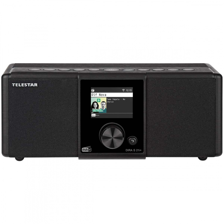TELESTAR DIRA S21i+ EWF Multifunktionel stereoradio DAB+ / FM / Internet / Bluetooth Sort