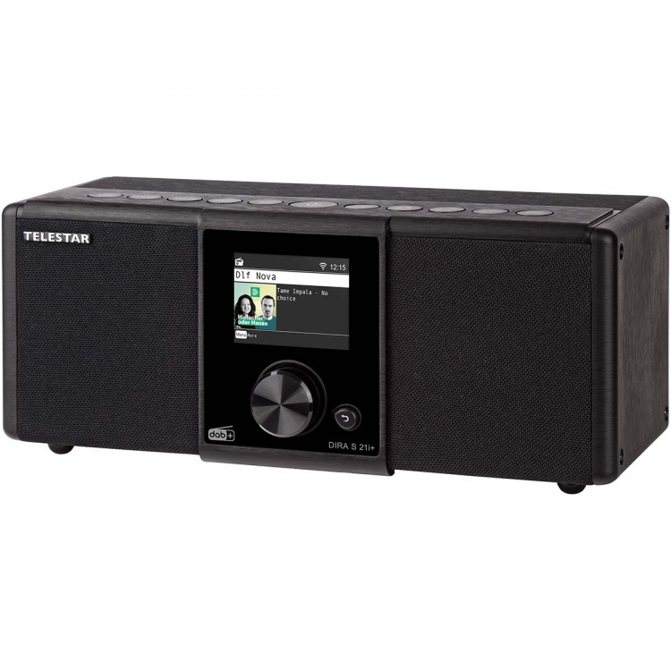 TELESTAR DIRA S21i+ EWF Multifunktionel stereoradio DAB+ / FM / Internet / Bluetooth Sort