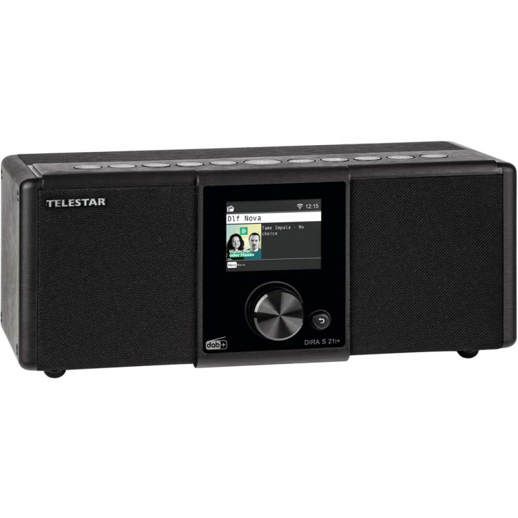 TELESTAR DIRA S21i+ EWF Multifunktionel stereoradio DAB+ / FM / Internet / Bluetooth Sort