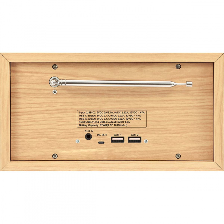 imperial DABMAN 30 Mobil DAB+/FM-radio Wood