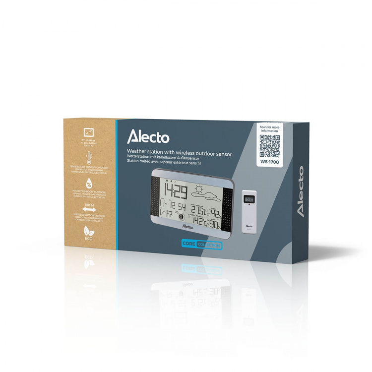 Alecto Vejrstation med trådløs udendørs sensor