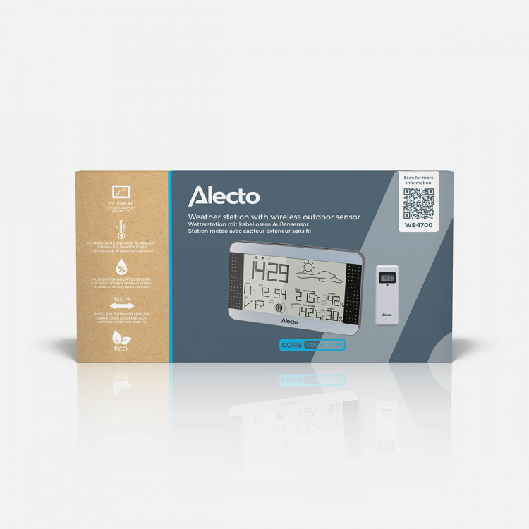 Alecto Vejrstation med trådløs udendørs sensor