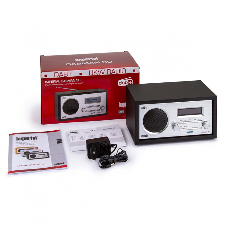 imperial DABMAN 30 Sort DAB+ / FM
