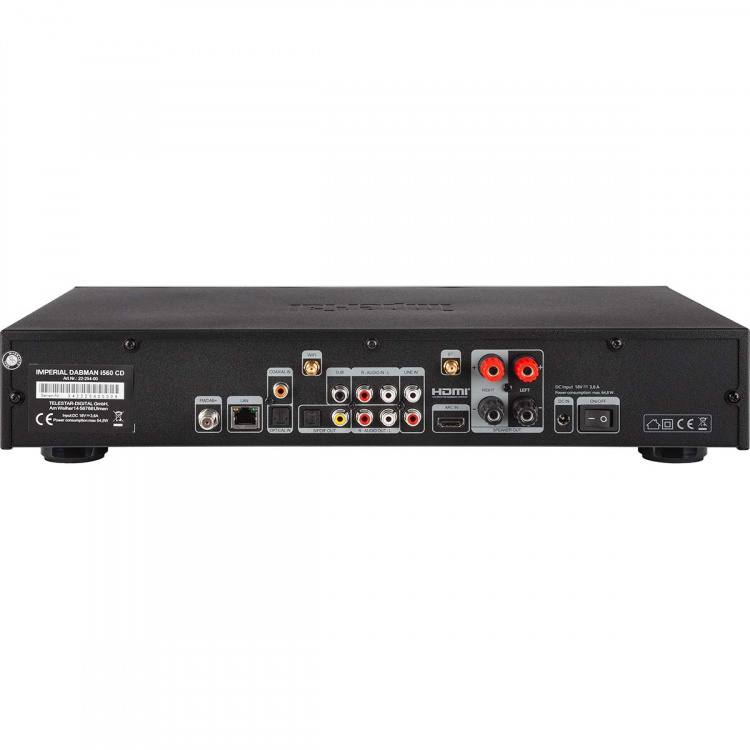 imperial DABMAN i560 CD All-in-one HiFi-system med forstærker og cd-afspiller DAB+ / FM / Internet / Bluetooth Sort imperial DABMAN i560 CD All-in-one HiFi-system med forstærker og cd-afspiller DAB+ / FM / Internet / Bluetooth Sort