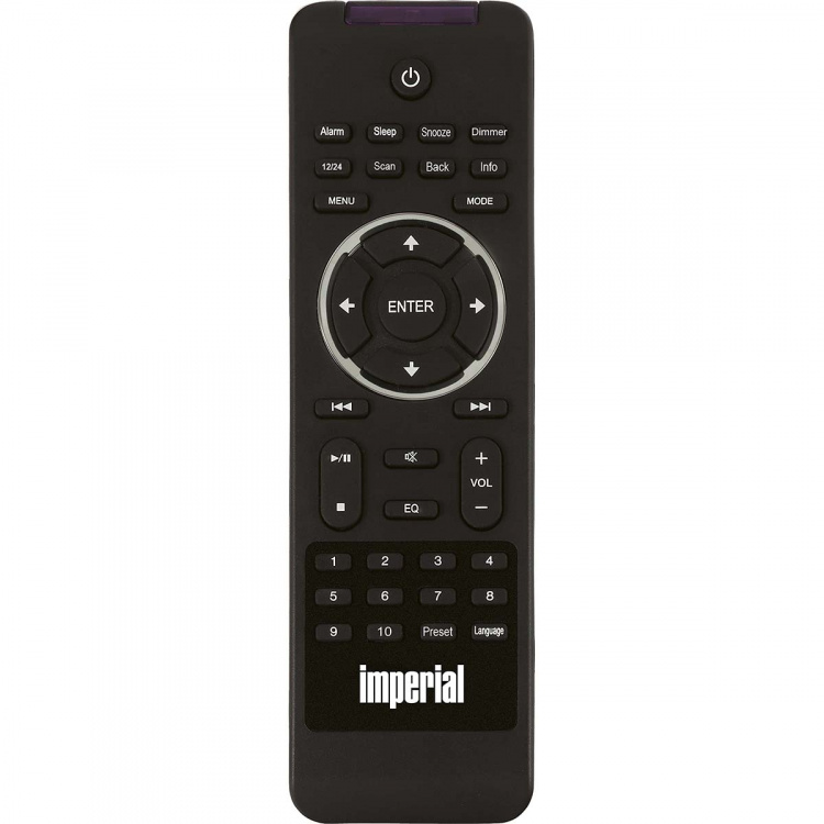 imperial DABMAN i150 Kompakt hybridradio til internet / DAB+ / FM Sort