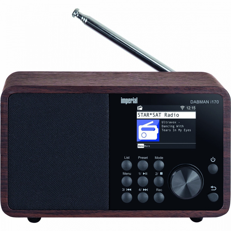 imperial DABMAN i170 DAB+ og internetradio Wood Look