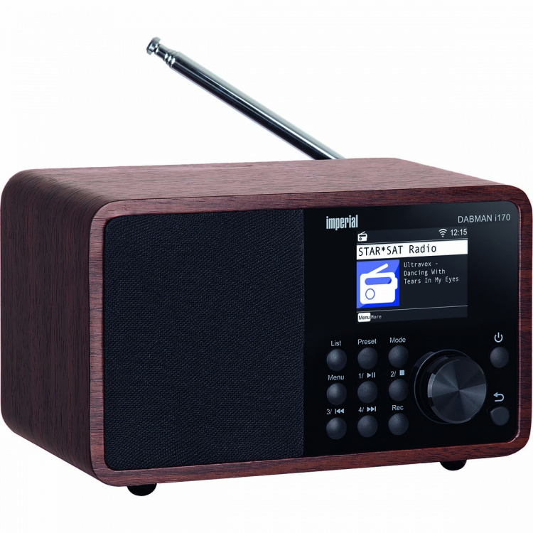 imperial DABMAN i170 DAB+ og internetradio Wood Look