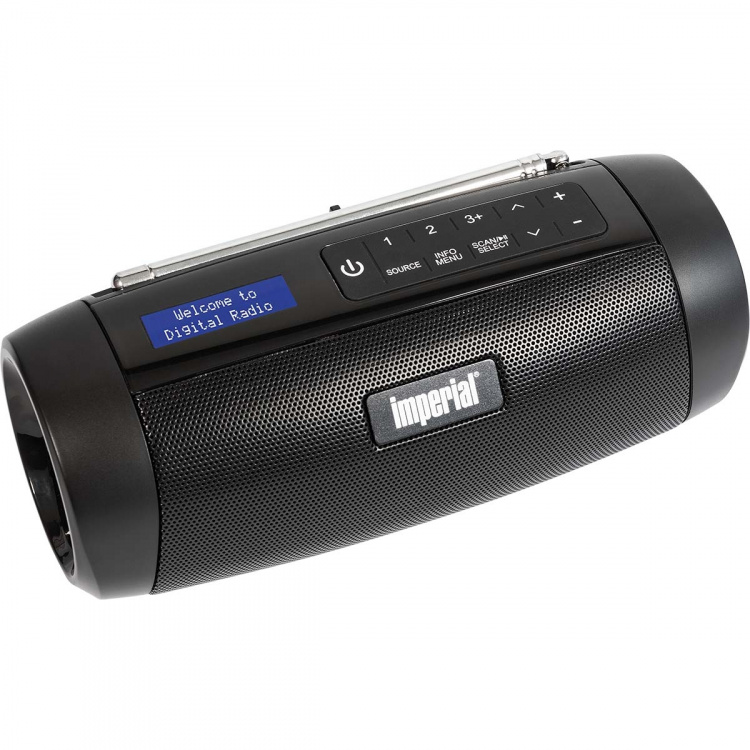 imperial DABMAN GO DAB+ / FM kompakt radio sort