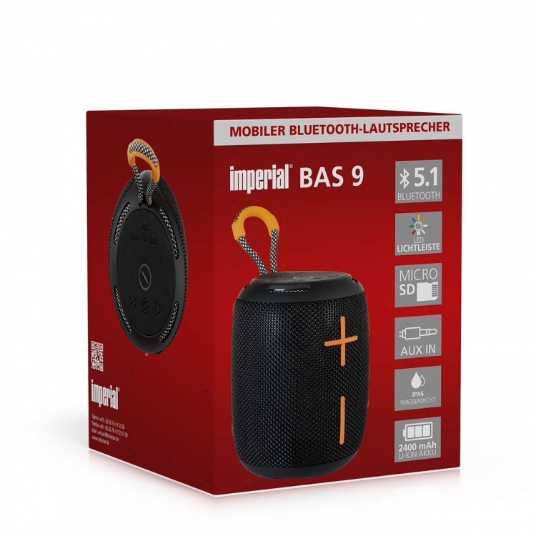 imperial BAS 9 Bluetooth-højttaler imperial BAS 9 Bluetooth-højttaler