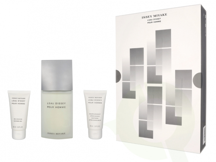 Issey Miyake L\'Eau D\'Issey Pour Homme Giftset 225 ml Edt Spray 125ml/Shower Gel 50ml/After Shave Balm 50ml