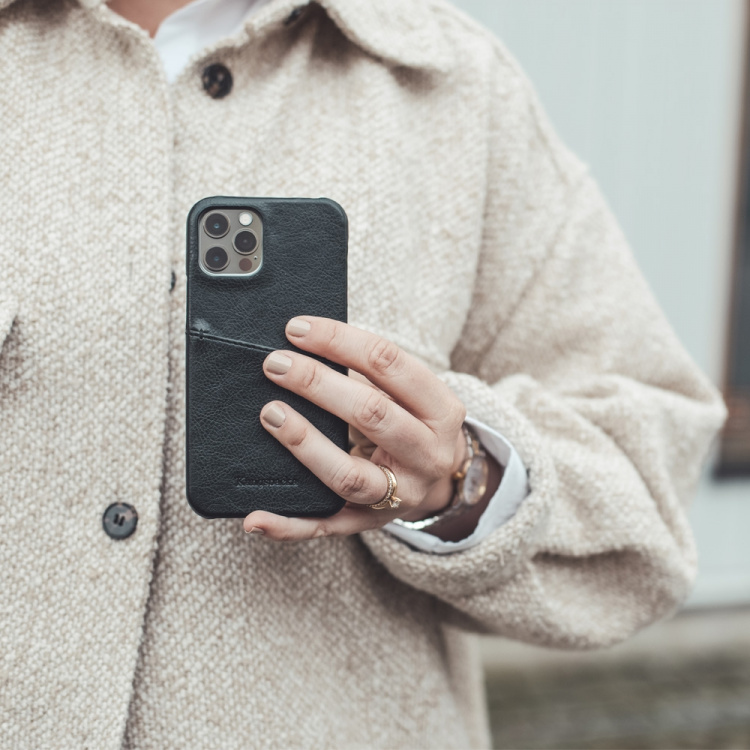 Kungsbacka Mobilcover Hara iPhone 12 Mini Sort