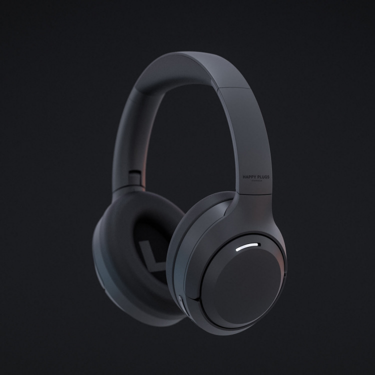 Happy Plugs Hovedtelefon Play Lite Over-Ear Trådløs Sort Happy Plugs Hovedtelefon Play Lite Over-Ear Trådløs Sort