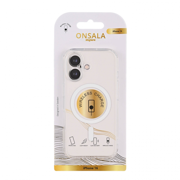 Onsala Cover MagSeries Transparent - iPhone 16