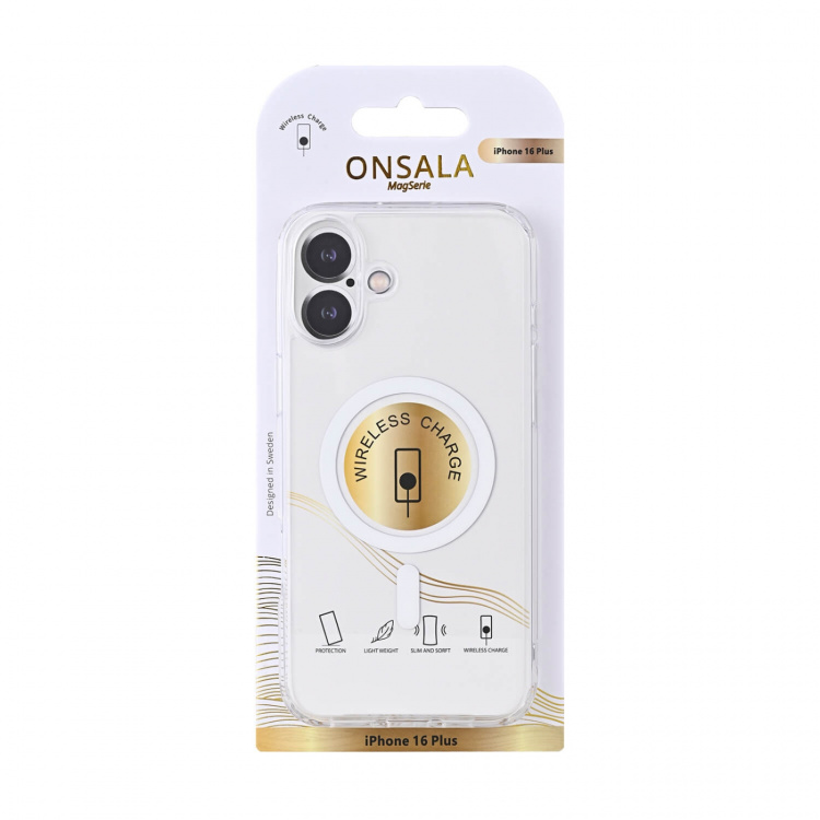 Onsala Cover MagSeries Transparent - iPhone 16 Plus