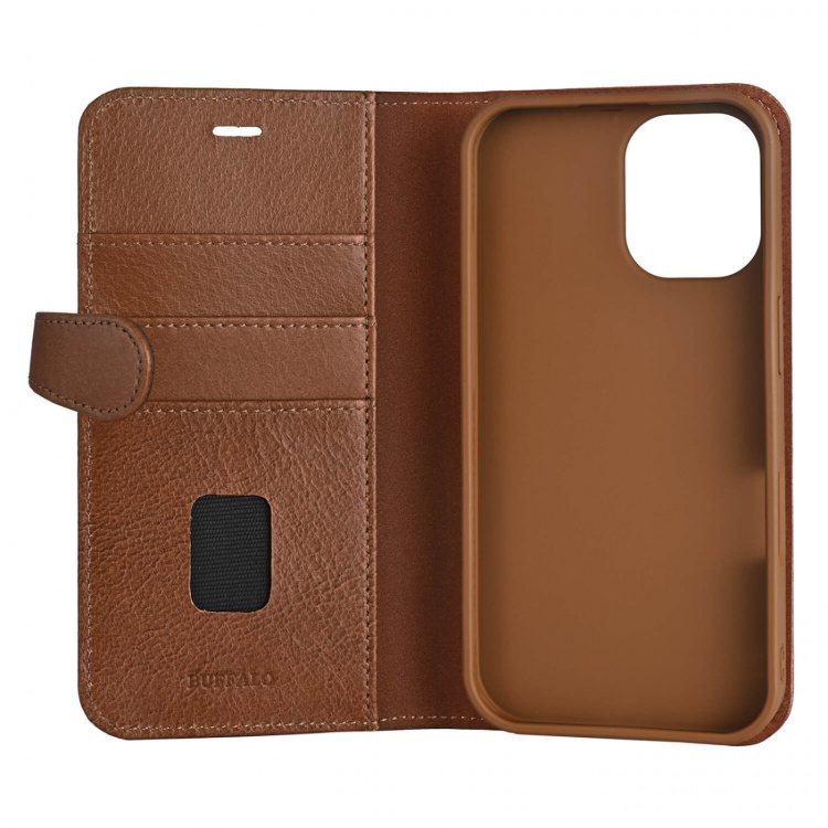 Buffalo Wallet 2i1 MagSeries 3 Kortrum MagSeries Brun - iPhone 16 Buffalo Wallet 2i1 MagSeries 3 Kortrum MagSeries Brun - iPhone 16