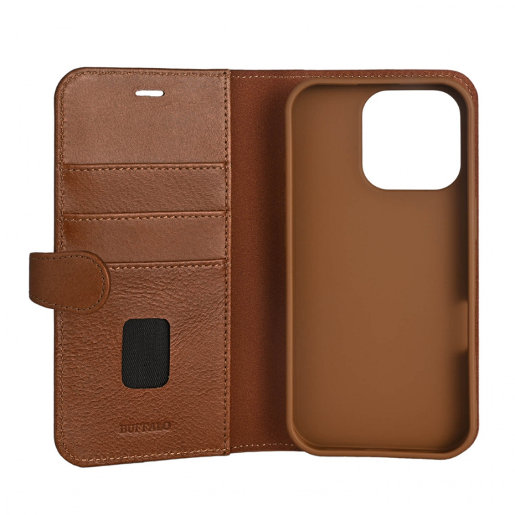 Buffalo Wallet 2i1 MagSeries 3 Kortrum MagSeries Brun - iPhone 16 Pro Buffalo Wallet 2i1 MagSeries 3 Kortrum MagSeries Brun - iPhone 16 Pro