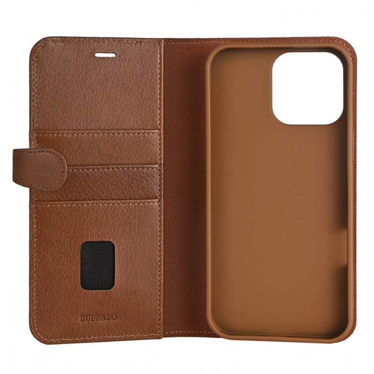 Buffalo Wallet 2i1 MagSeries 3 Kortrum MagSeries Brun - iPhone 16 Pro Max