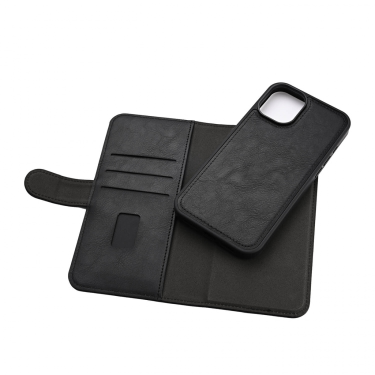 Gear Wallet 2-i-1 MagSerie Sort - iPhone 16 Plus