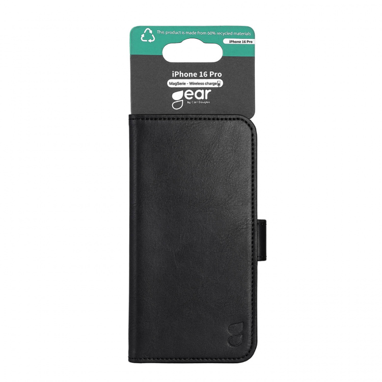 Gear Wallet 3 kortpladser Magseries Sort - iPhone 16 Pro