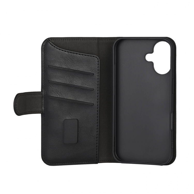 Gear Wallet 3 kortpladser Magseries Sort - iPhone 16 Plus