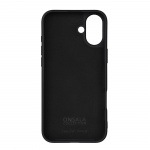 Onsala Mobilcover med Silikone Feel Black - iPhone 16 Plus Onsala Mobilcover med Silikone Feel Black - iPhone 16 Plus