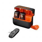 Hohem Mikrofon MIC-01 2TX 1RX Opladningsetui USB-C Hohem Mikrofon MIC-01 2TX 1RX Opladningsetui USB-C