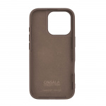 Onsala Mobilcover med Silikone Feel Chocolate - iPhone 16 Pro Onsala Mobilcover med Silikone Feel Chocolate - iPhone 16 Pro