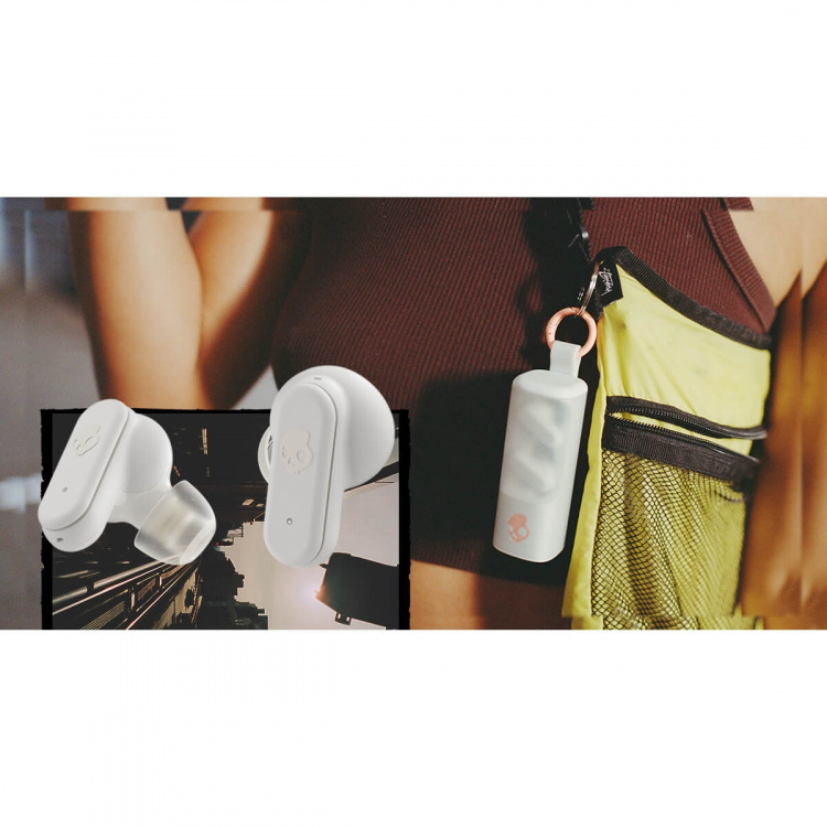 Skullcandy Høretelefoner DIME EVO TWS In-Ear Bone/Orange