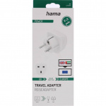 Hama Rejseadapter Type G UK->EU