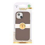 Onsala Mobilcover med Silikonefølelse Chocolate - iPhone 13/14/15