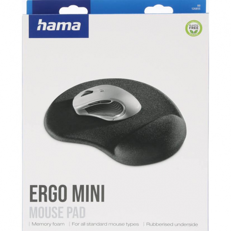 Hama Musemåtte Ergo Mini Sort