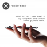 Desire2 Mobilholder Ultratynd Aluminium Mørkegrå